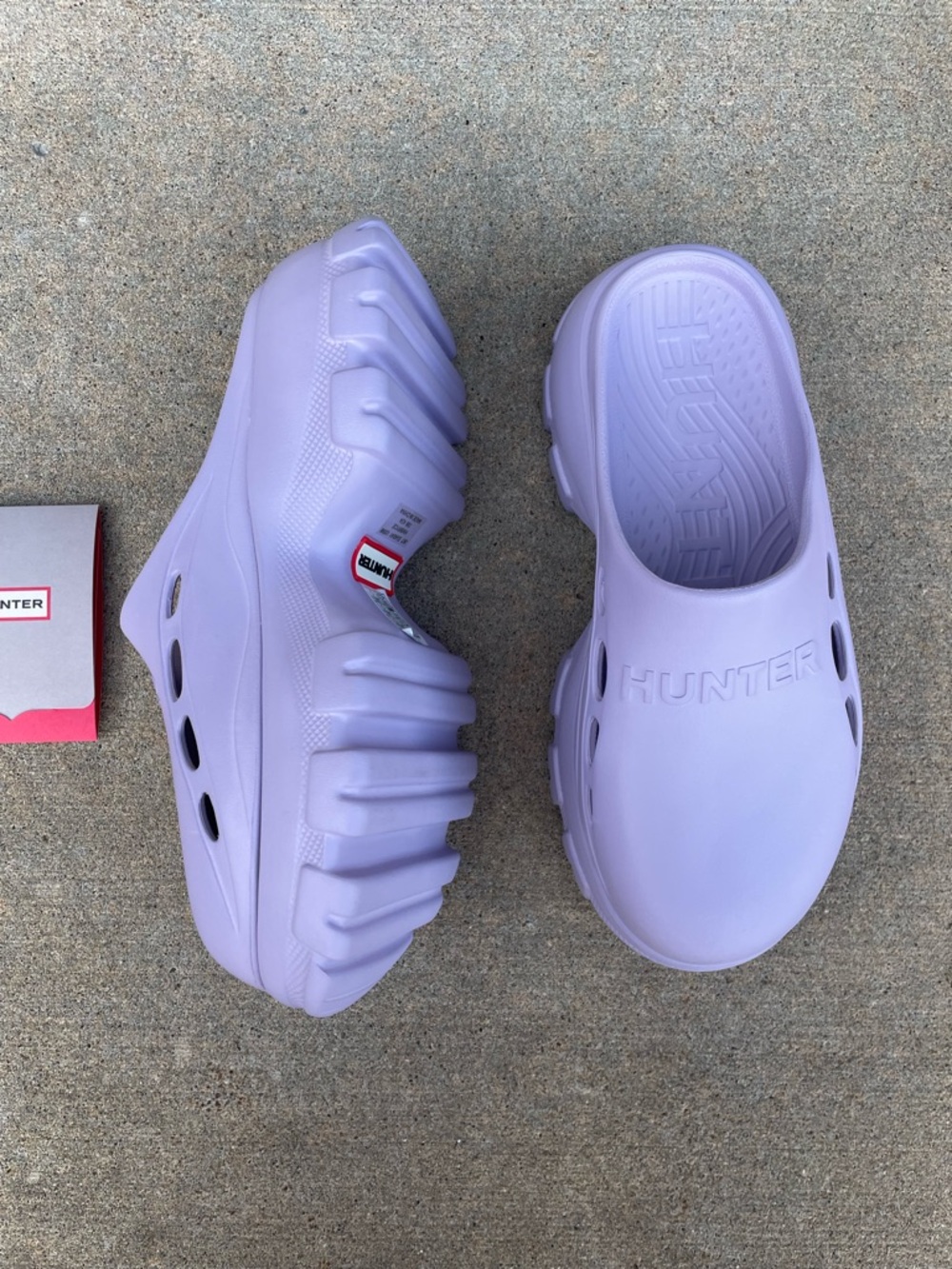 Hunter Light Purple Slip-On Clog Size 9 NWT in Box